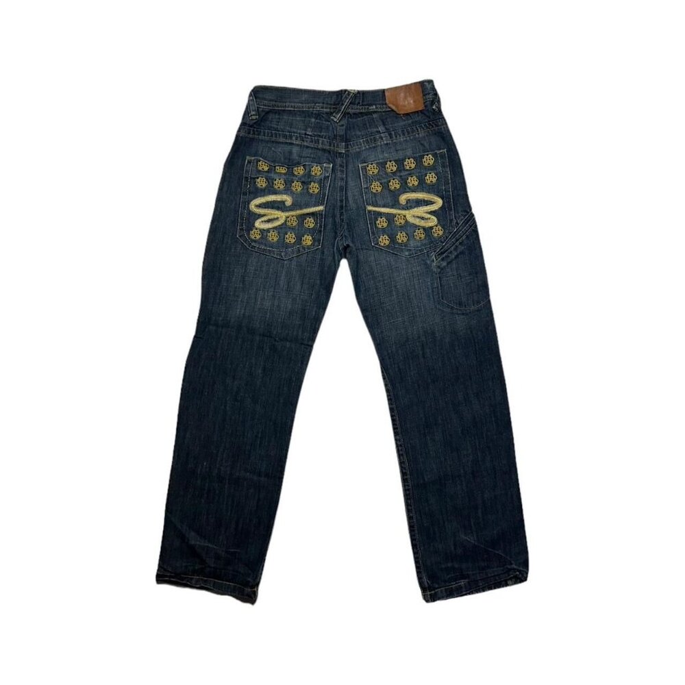 Y2K Shady Embroidered Jeans